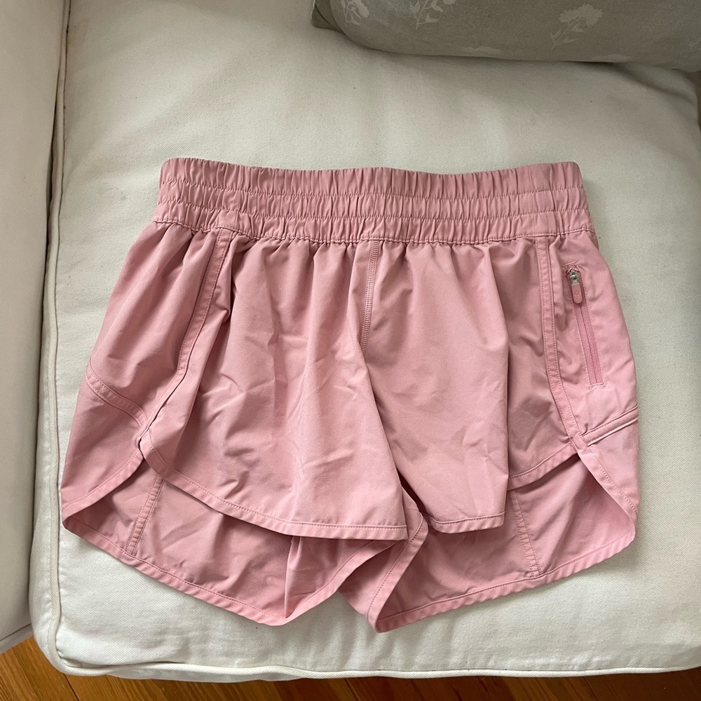 Lululemon pink tracker shorts